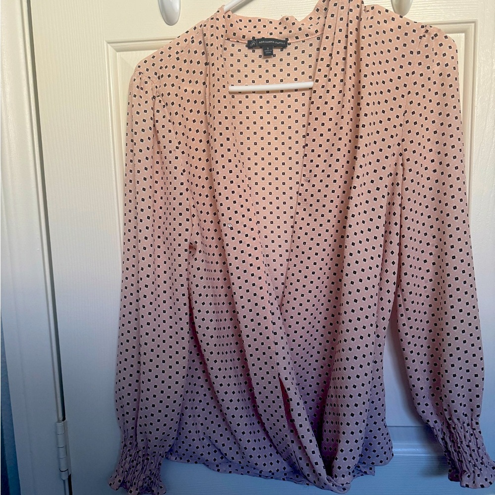 Adrianna Papell Open Blouse
